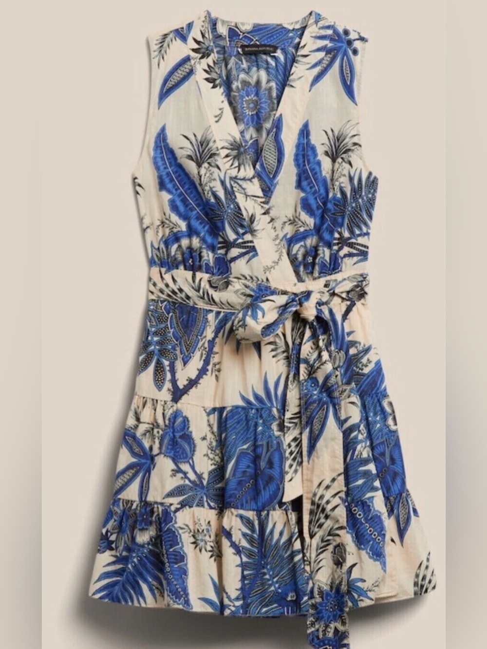 Banana Republic Stampa Mini Dress Petite Small